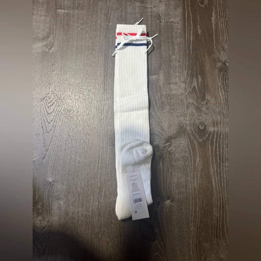 NWT Free People Movement Foul Shot Knee High Socks in White